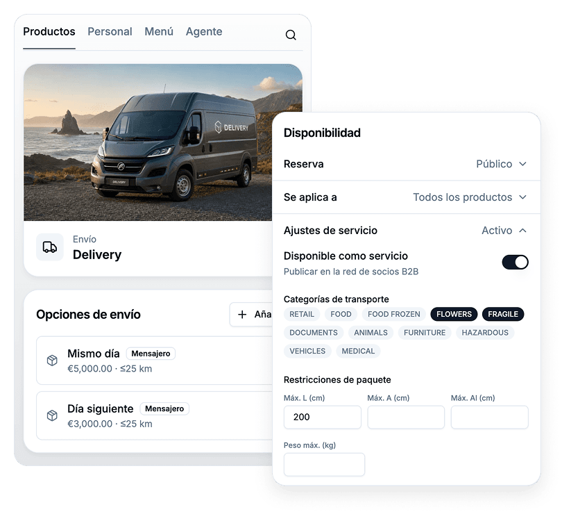 Panel de despacho de mensajería en Vamos — rutas, seguimiento y comprobante de entrega